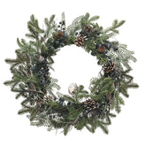 Blueberry Christmas wreath